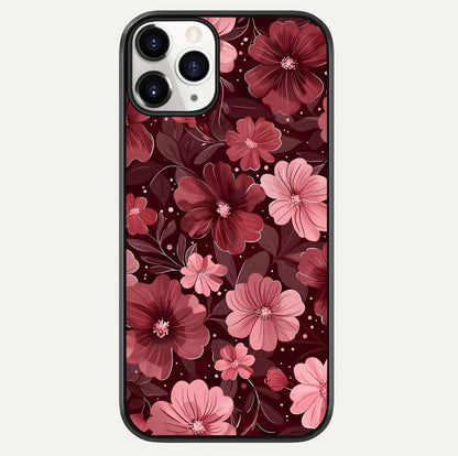 Flower Blush Bloom Glass Case For iPhone 11 Pro by Custom World