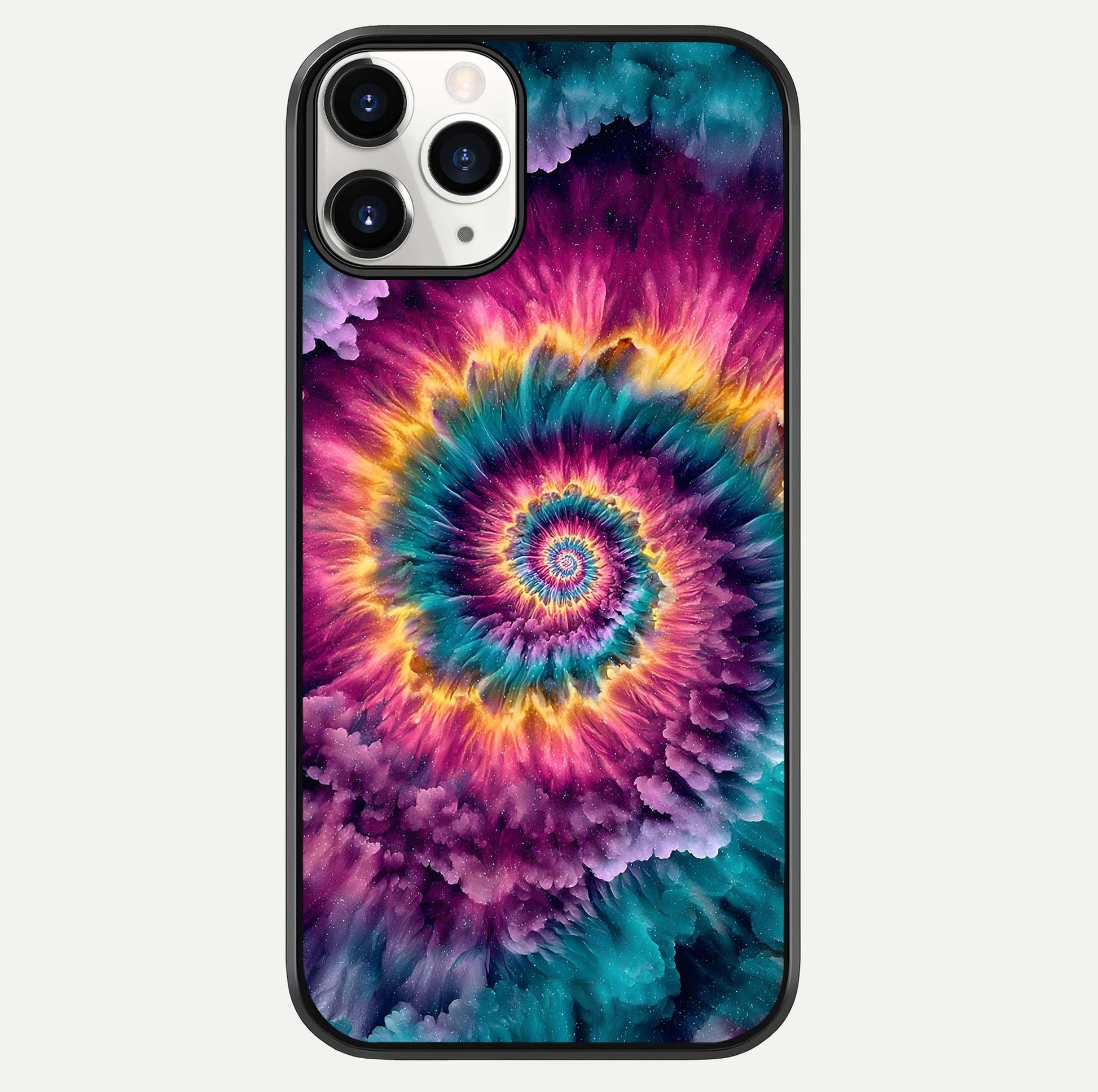 Galactic Spiral Burst Glass Case For iPhone 11 Pro by Custom World
