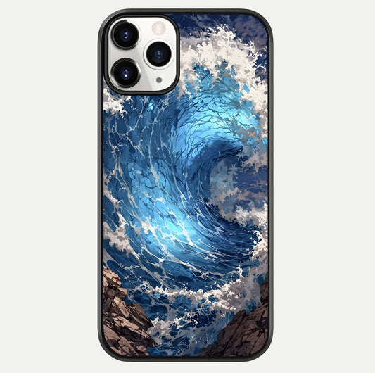 Giant Ocean Wave Glass Case For iPhone 11 Pro by Custom World