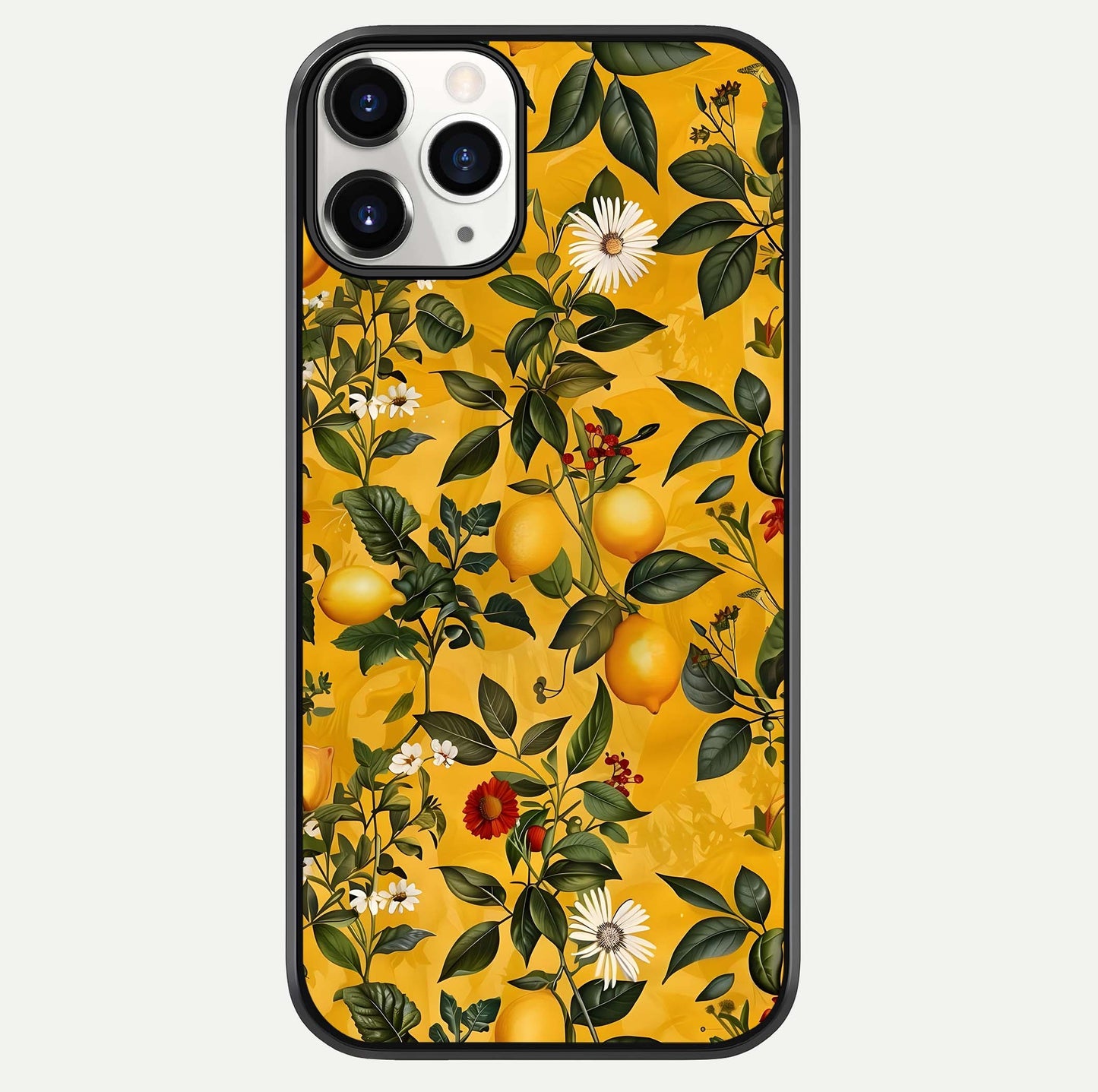 Golden Lemon Field Glass Case For iPhone 11 Pro by Custom World