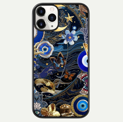 Golden Moon Magic Glass Case For iPhone 11 Pro by Custom World