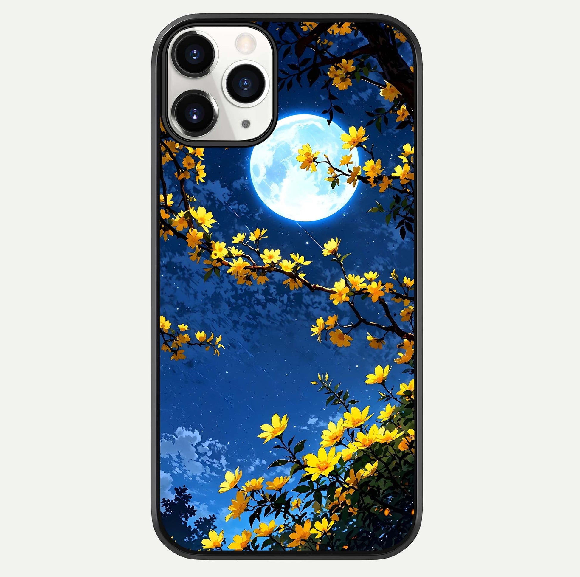 Golden Night Glow Glass Case For iPhone 11 Pro by Custom World
