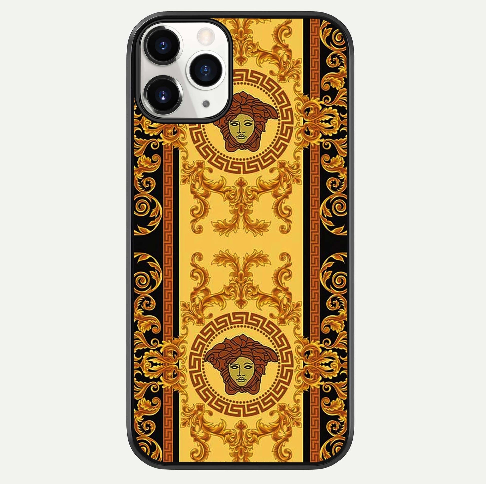 Golden Royal Heritage Glass Case For iPhone 11 Pro by Custom World