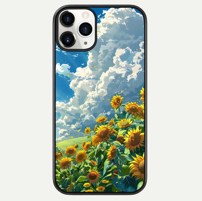 Golden Sun Glory Glass Case For iPhone 11 Pro by Custom World