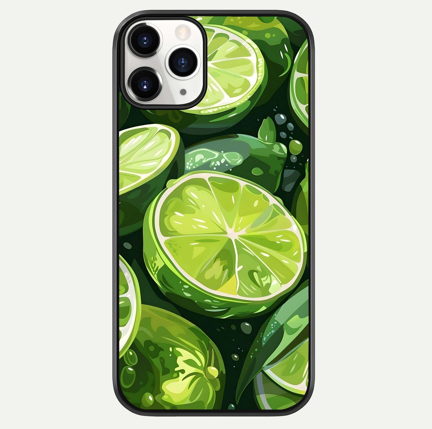 Green Lemon Glass Case For iPhone 11 Pro by Custom World
