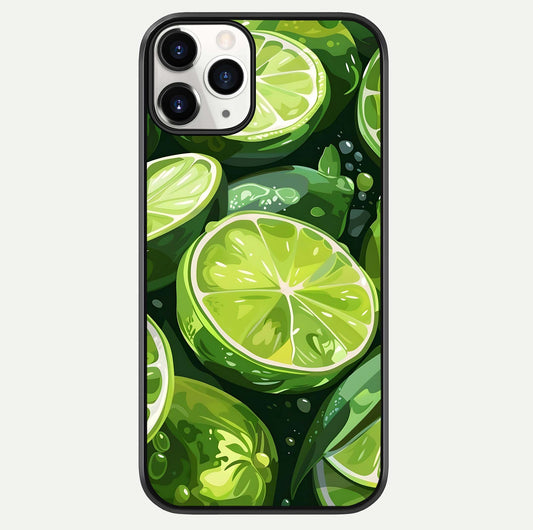 Green Lemon Glass Case For iPhone 11 Pro by Custom World