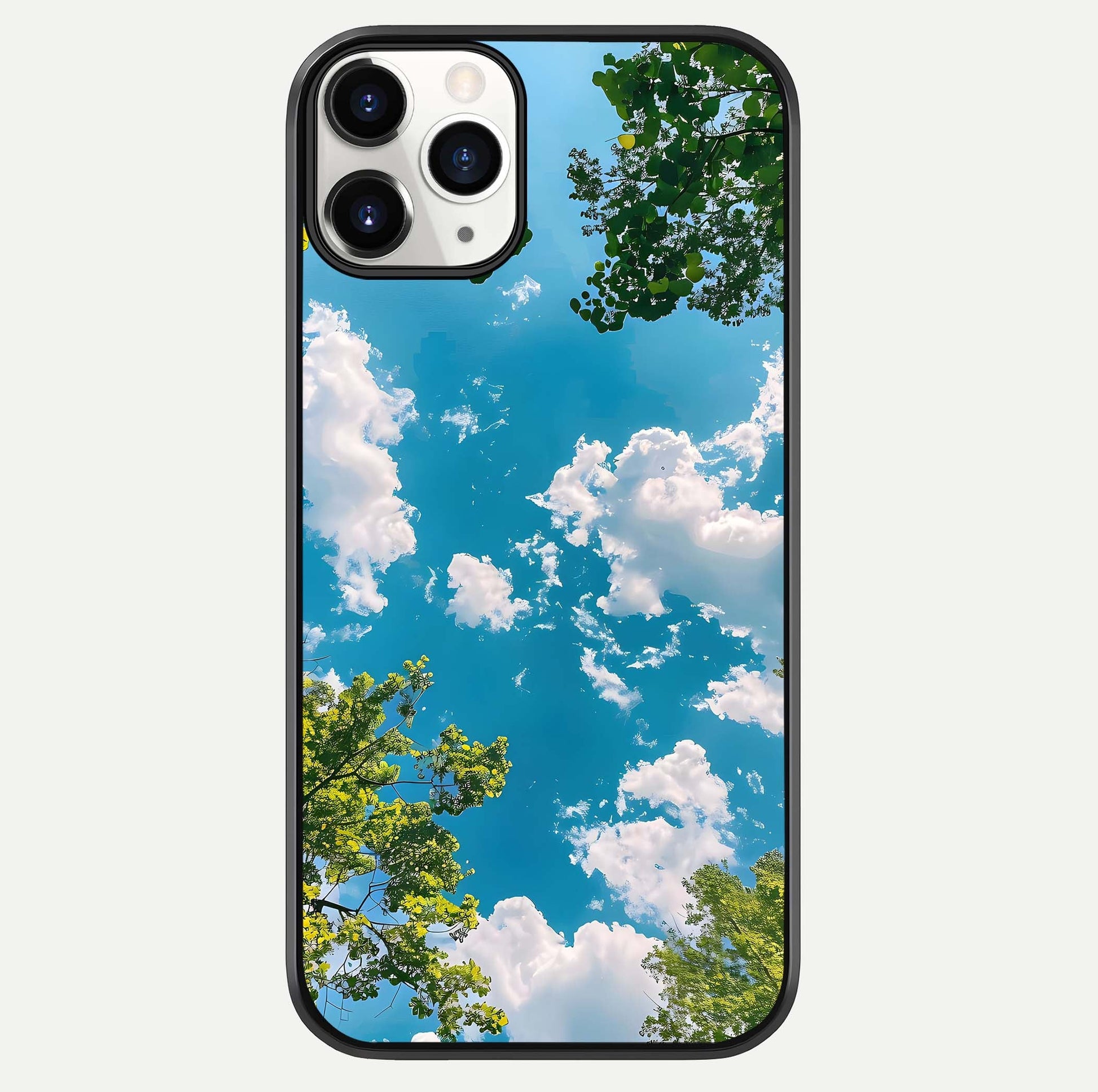 Greenery Sky Glass Case For iPhone 11 Pro by Custom World