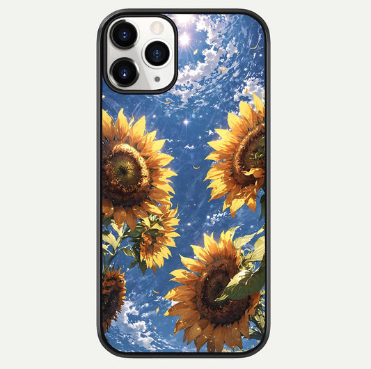 Heavenly Sunflower Rise Glass Case For iPhone 11 Pro by Custom World