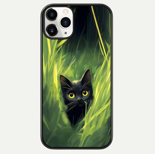 Hidden Cat Whisper Glass Case For iPhone 11 Pro by Custom World