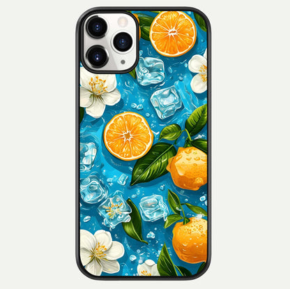 Ice Cube With Orange Glass Case For iPhone 11 Pro by Custom World