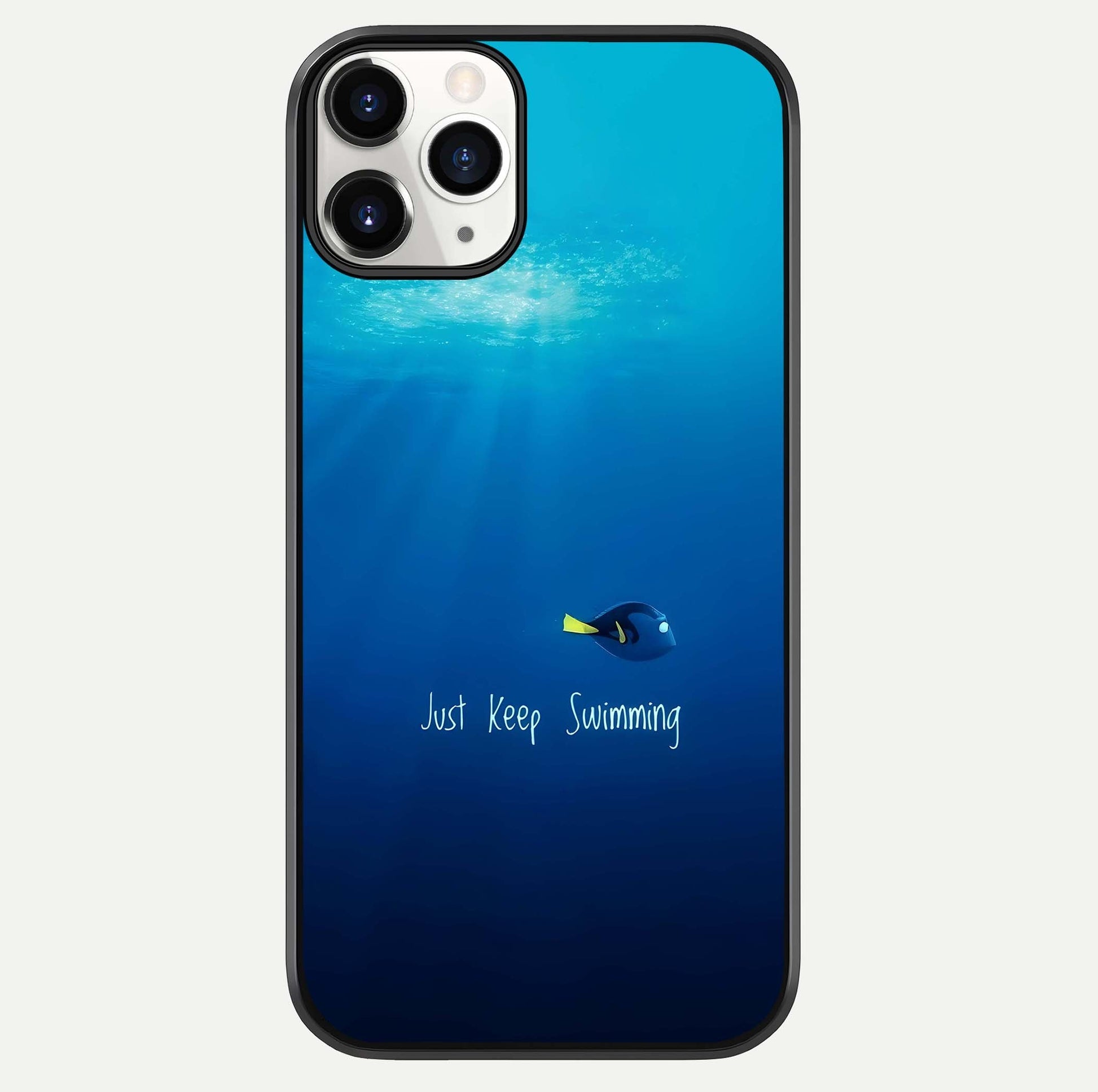 Just Keep Swimming Glass Case For iPhone 11 Pro by Custom World