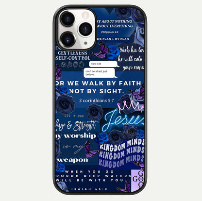 Kingdom Faith Glow Glass Case For iPhone 11 Pro by Custom World
