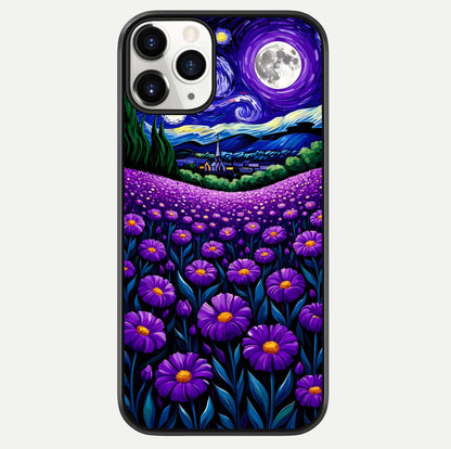 Lavender Moon Field Glass Case For iPhone 11 Pro by Custom World