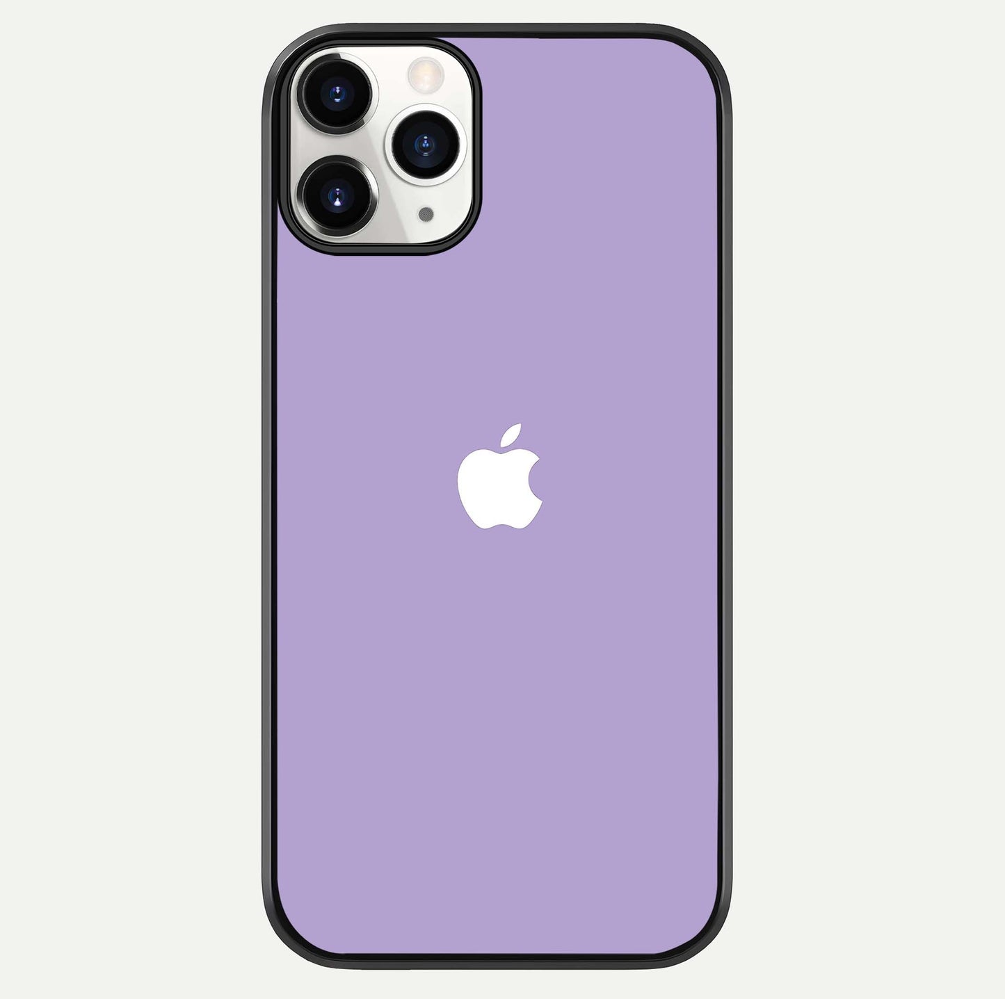 Lavender Soft Minimal Glass Case For iPhone 11 Pro by Custom World