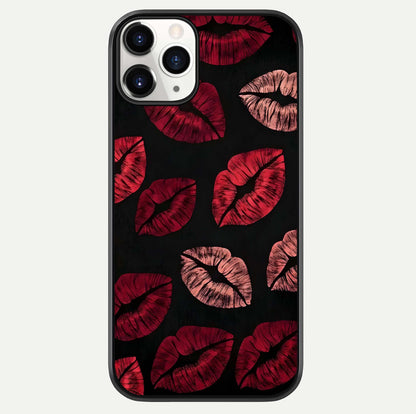 Midnight Kiss Love Glass Case For iPhone 11 Pro by Custom World