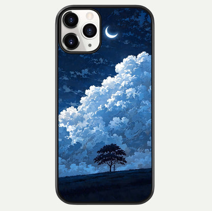 Midnight Sky Serenity Glass Case For iPhone 11 Pro by Custom World
