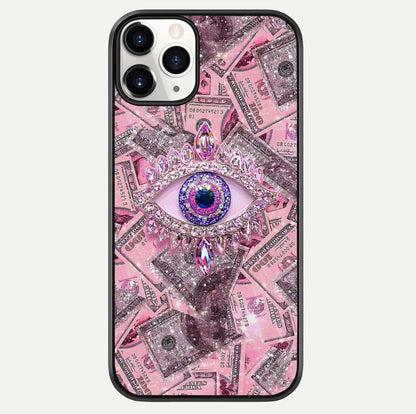 Money Eye Luxe Glass Case For iPhone 11 Pro by Custom World