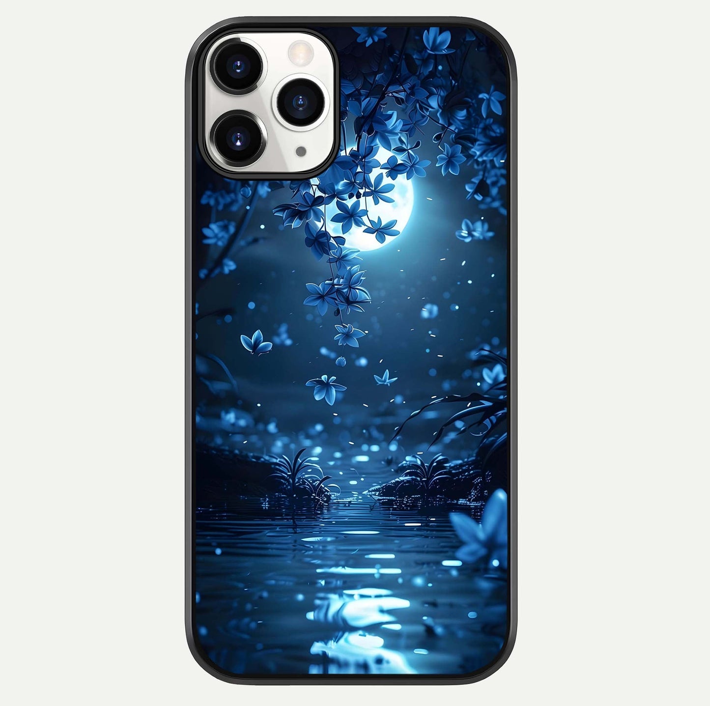 Moonlight Petal Dream Glass Case For iPhone 11 Pro by Custom World