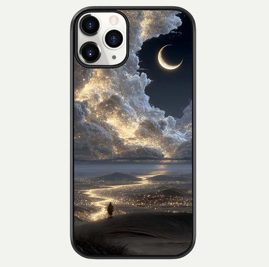 Moonlight Spark Path Glass Case For iPhone 11 Pro by Custom World