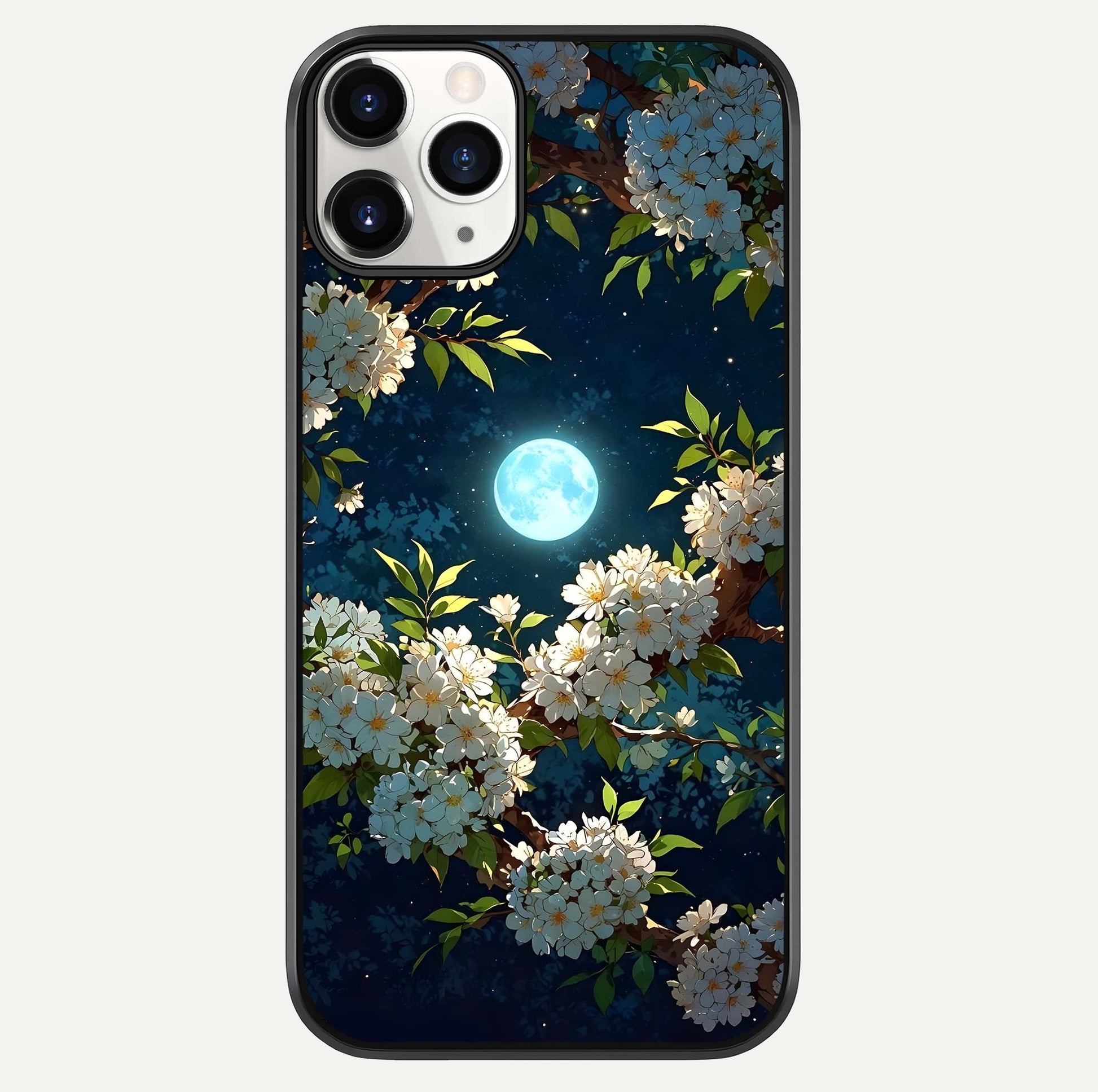 Moonlit Blossom Dream Glass Case For iPhone 11 Pro by Custom World