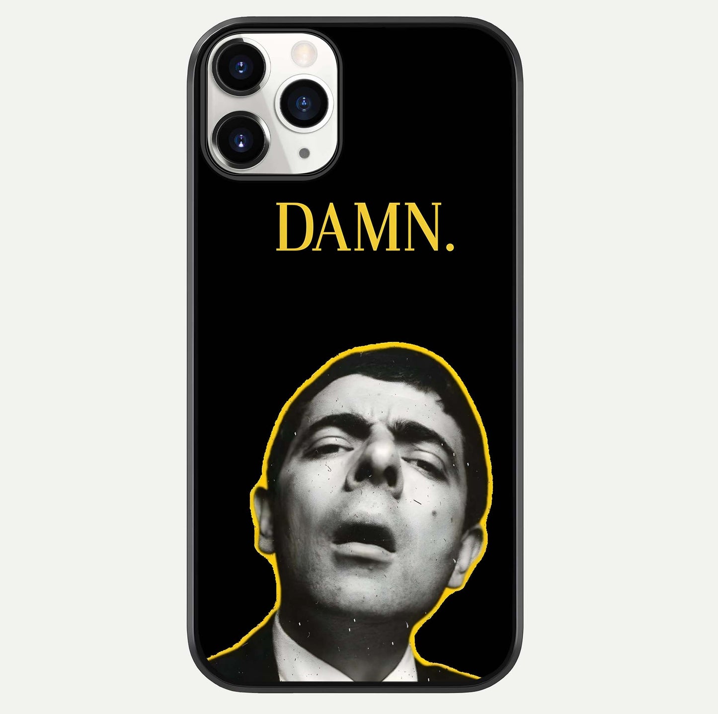 Mr Bean Damn Glass Case For iPhone 11 Pro by Custom World
