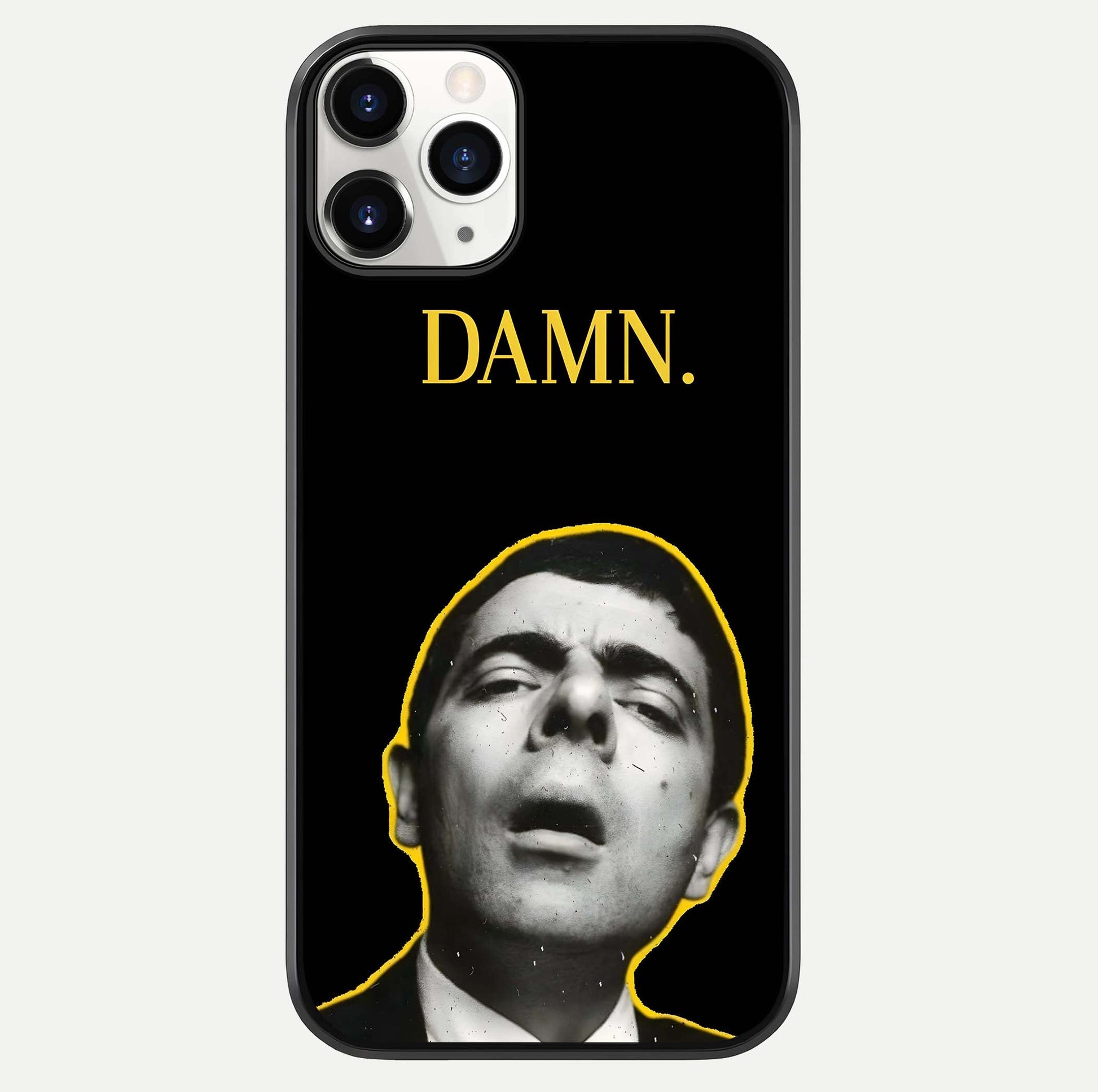 Mr Bean Damn Glass Case For iPhone 11 Pro by Custom World