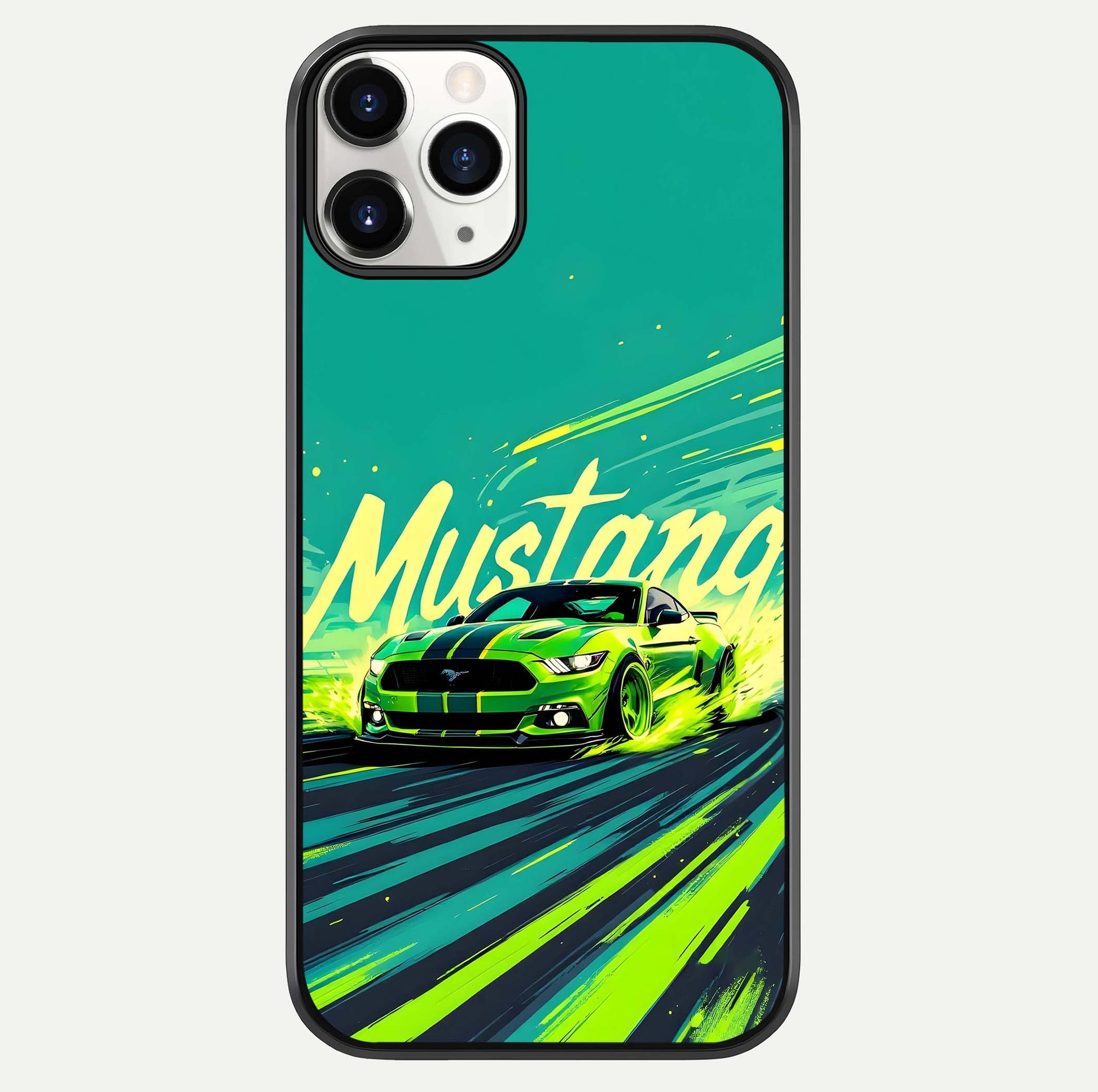 Mustang Bang Glass Case For iPhone 11 Pro by Custom World