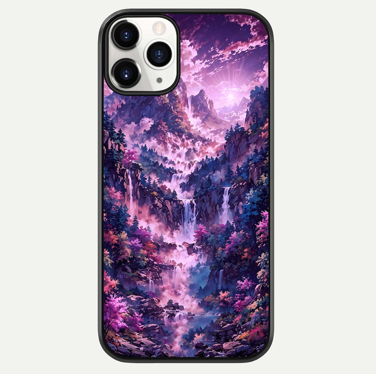 Mystic Cascade Peaks Glass Case For iPhone 11 Pro by Custom World