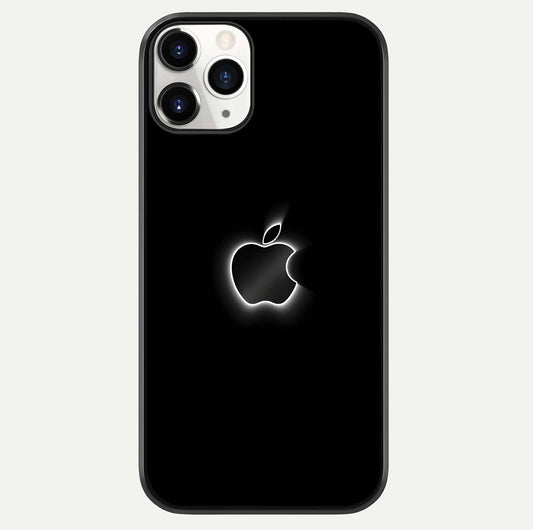 Neon Apple Glow Glass Case For iPhone 11 Pro by Custom World