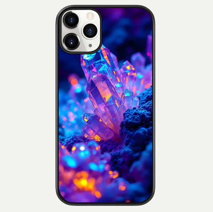 Neon Aura Shards Glass Case For iPhone 11 Pro by Custom World