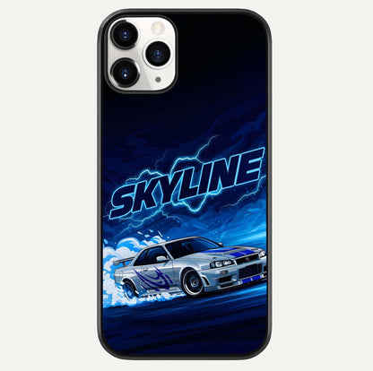 Neon Drift Beast Glass Case For iPhone 11 Pro by Custom World