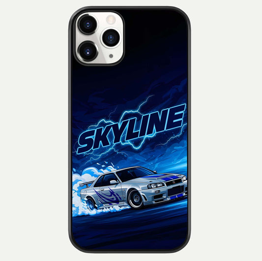 Neon Drift Beast Glass Case For iPhone 11 Pro by Custom World