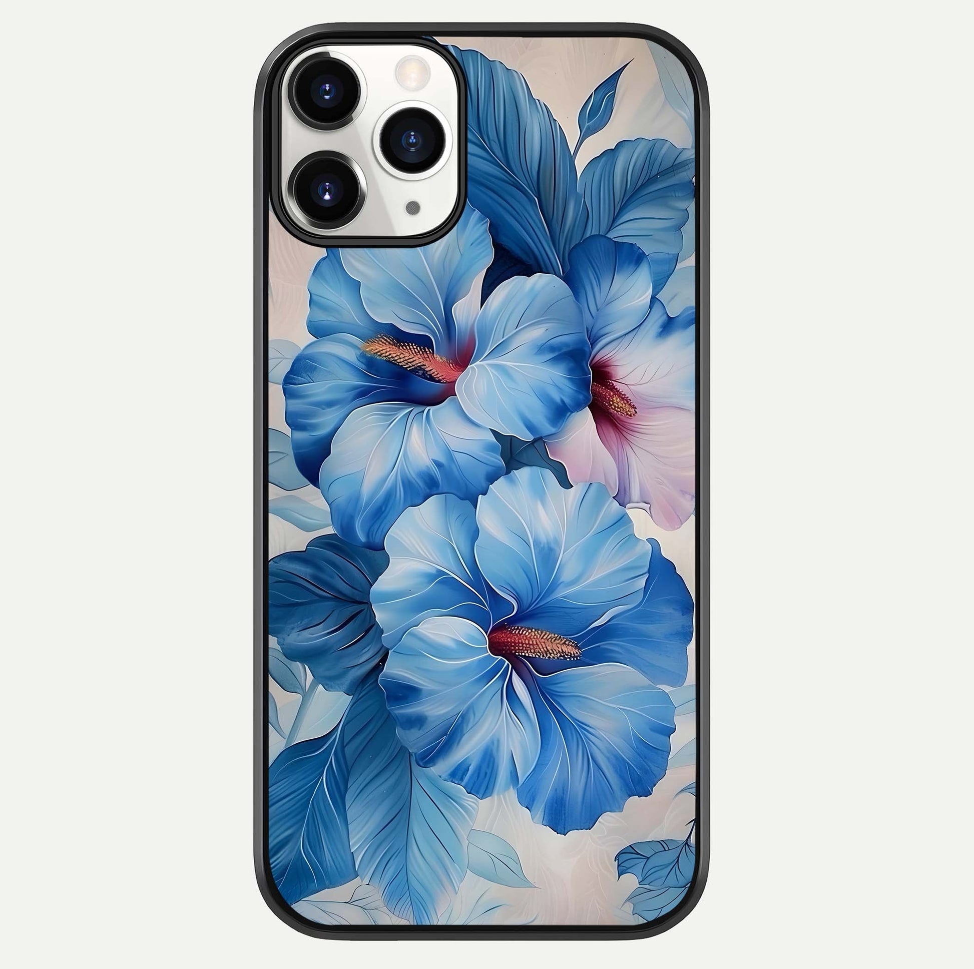 Ocean Hibiscus Grace Glass Case For iPhone 11 Pro by Custom World