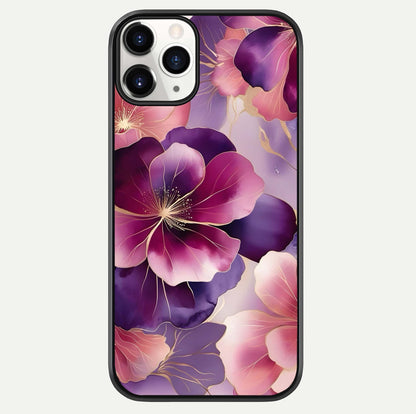 Pink Bouquet Florals Glass Case For iPhone 11 Pro by Custom World