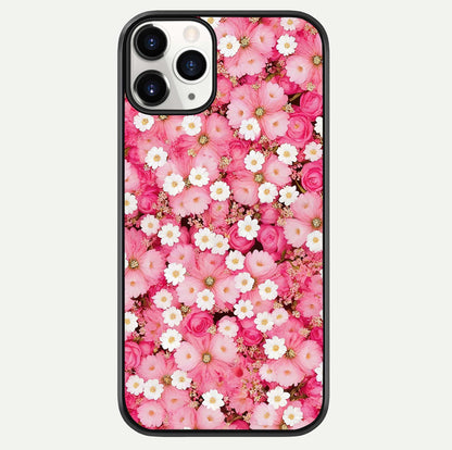Pink Daisy Bliss Glass Case For iPhone 11 Pro by Custom World