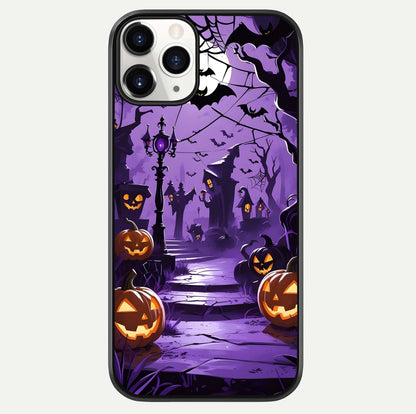 Pumpkin Patch Halloween Glass Case For iPhone 11 Pro by Custom World
