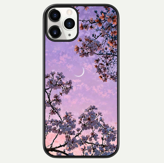 Purple Serenity Moon Glass Case For iPhone 11 Pro by Custom World