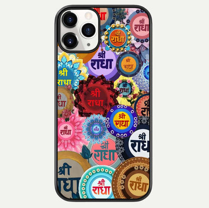 Radha Divine Bloom Glass Case For iPhone 11 Pro by Custom World