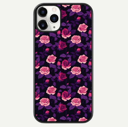 Rose Garden Twilight Glass Case For iPhone 11 Pro by Custom World