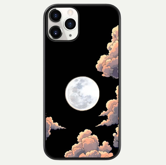 Shade Cloud Moon Glass Case For iPhone 11 Pro by Custom World