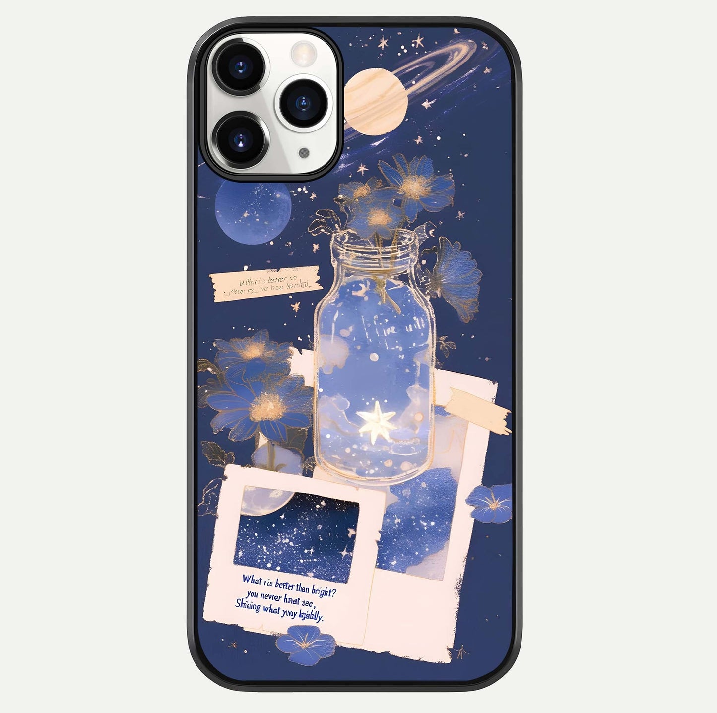 Starlit Cosmic Jar Glass Case For iPhone 11 Pro by Custom World