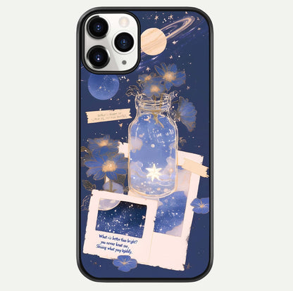 Starlit Cosmic Jar Glass Case For iPhone 11 Pro by Custom World