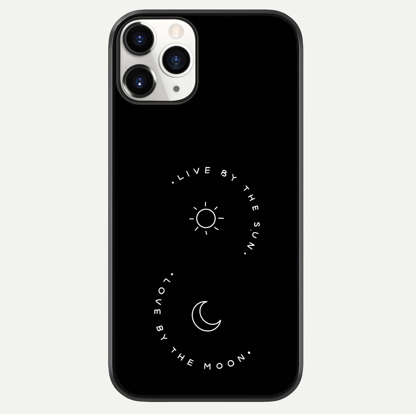 Sun Moon Balance Glass Case For iPhone 11 Pro by Custom World