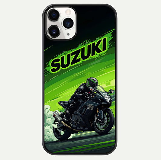Suzuki Speed Beast Glass Case For iPhone 11 Pro by Custom World