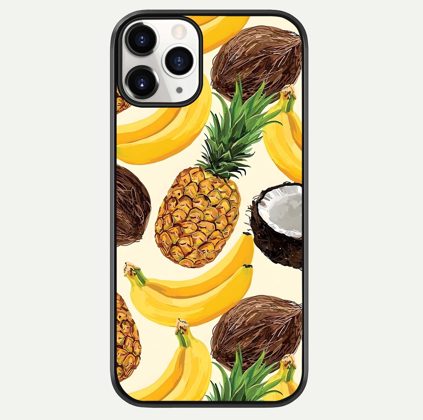 Tropical Fruit Mood Glass Case For iPhone 11 Pro by Custom World