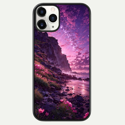 Twilight Blossom Coast Glass Case For iPhone 11 Pro by Custom World