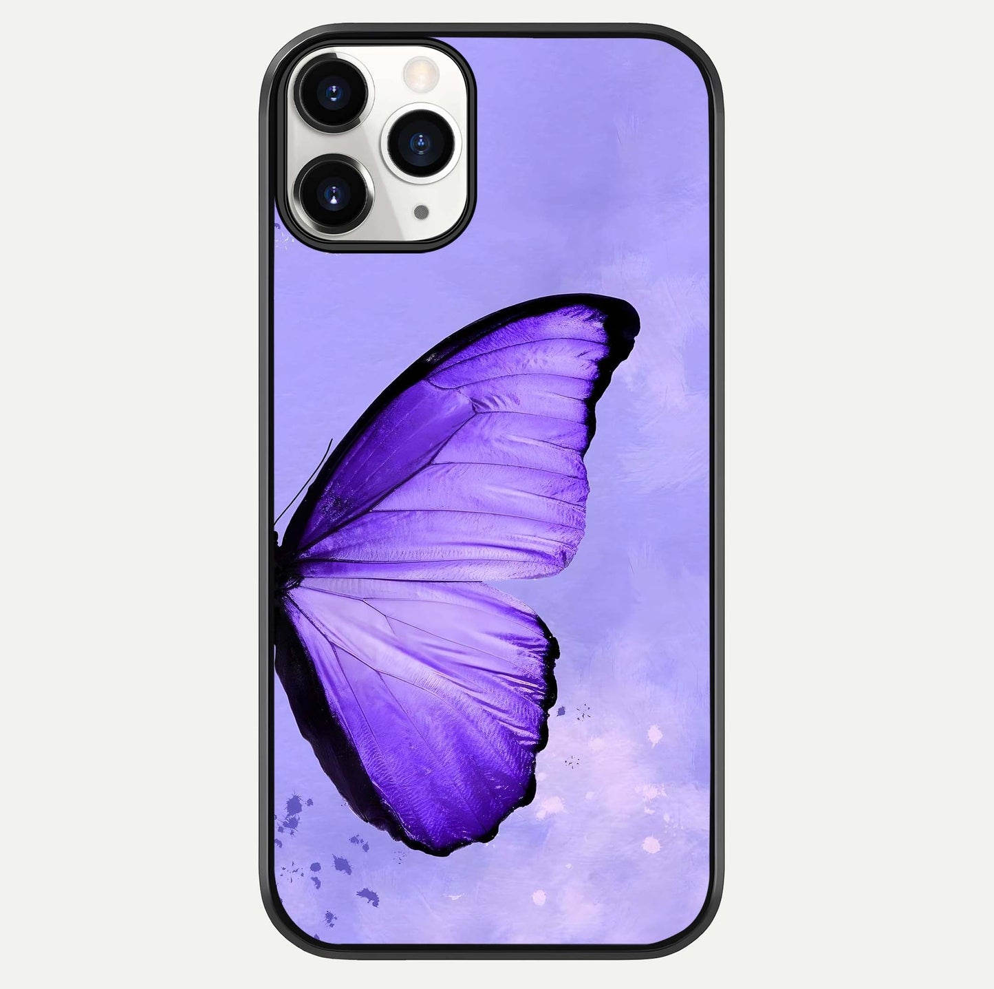 Violet Dream Wing Glass Case For iPhone 11 Pro by Custom World