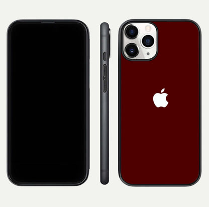 Apple Crimson Core Glass Case for iPhone 16 Pro dual-view layout displaying smooth edges and strong protection build