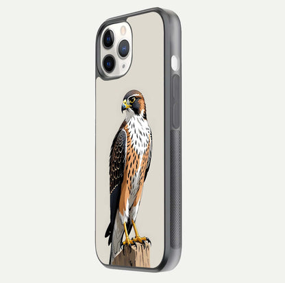 Clever Eagle Glass Case for iPhone 11 Pro side-angle photo capturing edge polish and shine reflection