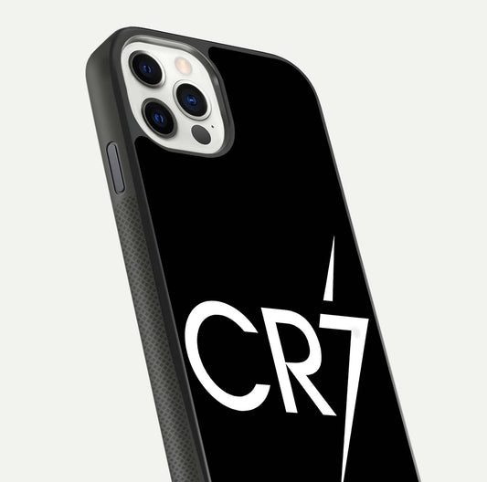 CR7 Elite Strike Glass Case for iPhone 11 Pro dual-view layout showing sport tones and edge clarity